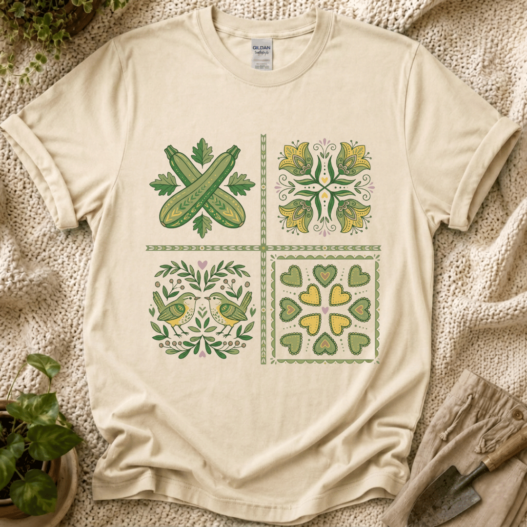 Zen & Zucchinis Folk Garden T-Shirt