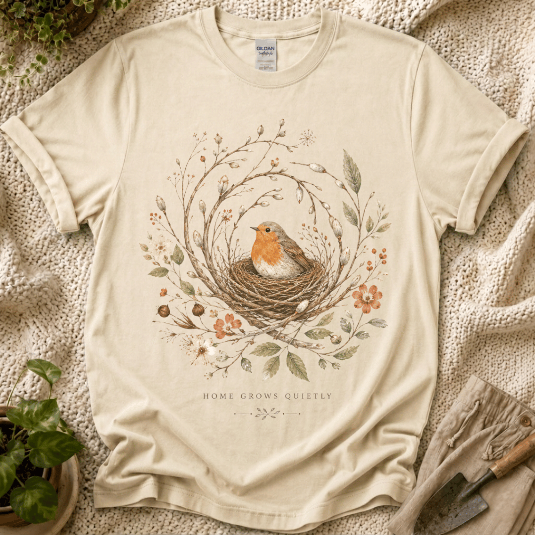 Soft Birds Nest Nature T-Shirt