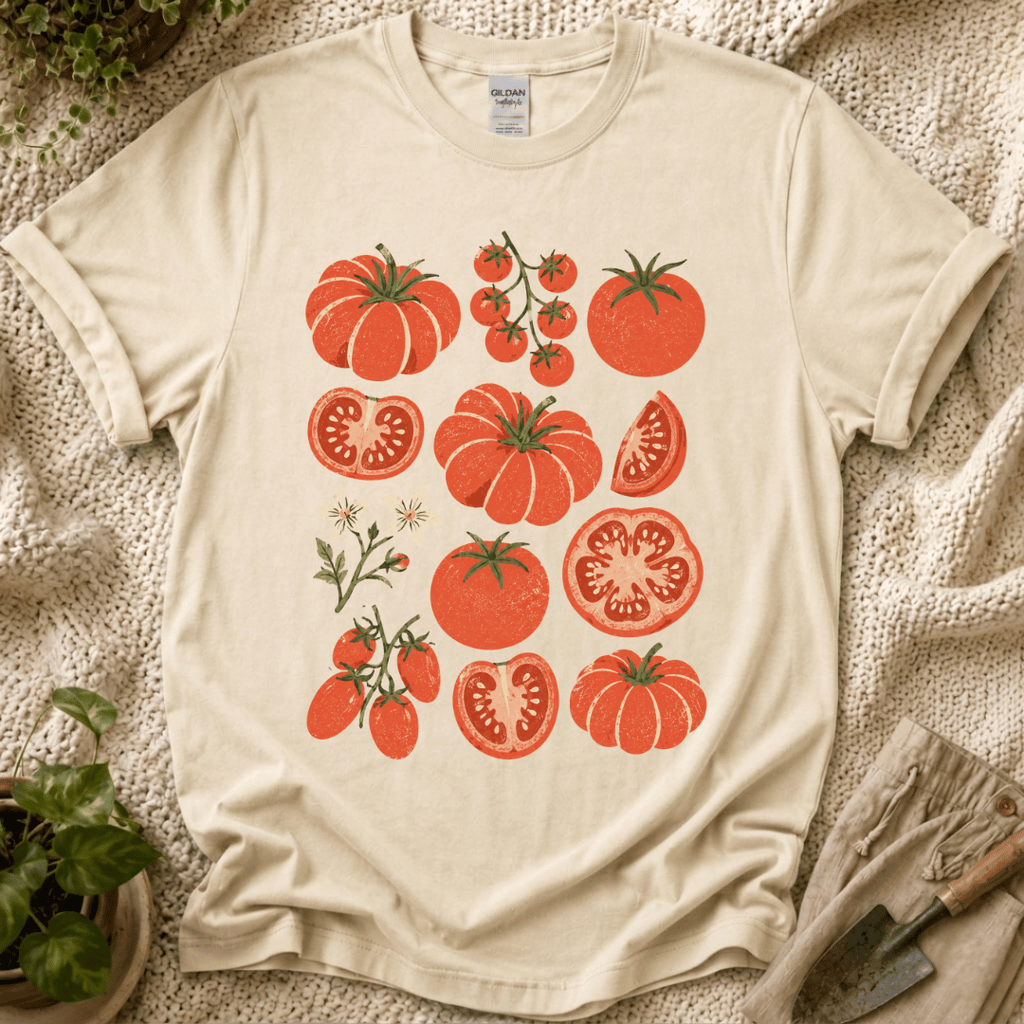 Tomato Selection Slow Gardener T-Shirt by Zen & Zucchinis Slow Garden Club
