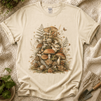 Quiet Forest Mushroom Gathering T-Shirt