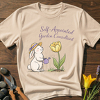 Garden Consultant T-Shirt - botanical nature graphic t-shirt, minimalist design, unisex tee for Nature Lovers, Garnder, Farmer, Plant Lovers