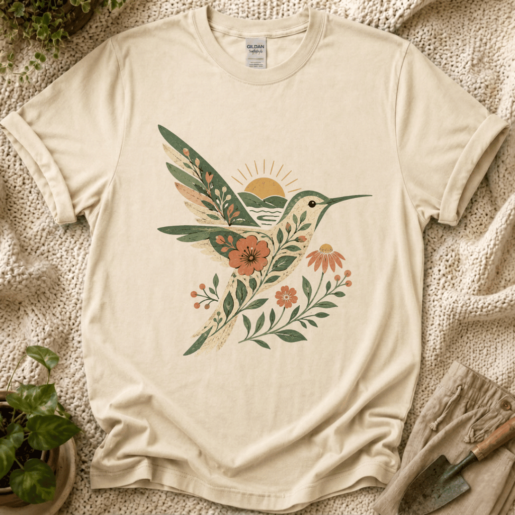 Botanical Hummingbird T-Shirt