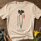 Rooted in Reality T-Shirt - botanical nature graphic t-shirt, minimalist design, unisex tee for Nature Lovers, Garnder, Farmer, Plant Lovers