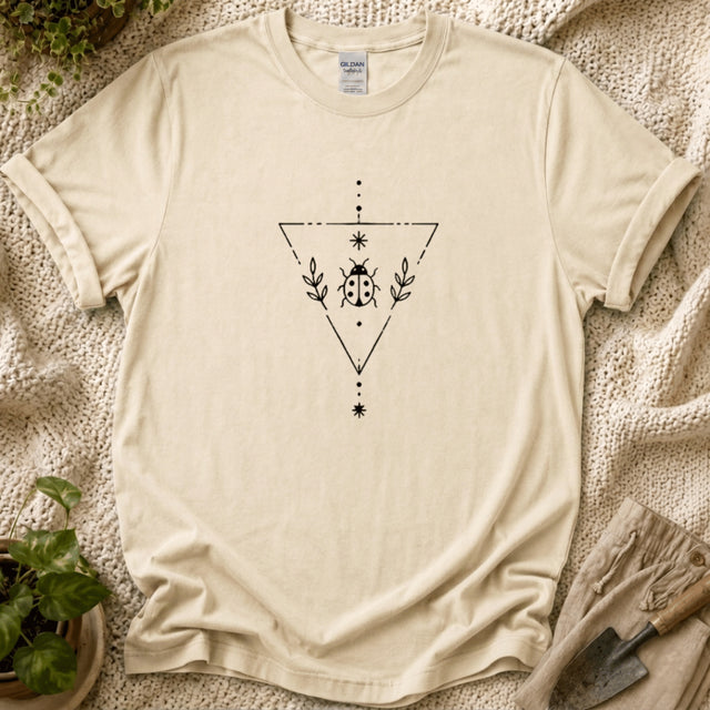 Ladybug Lineart T-Shirt by Zen & Zucchinis Slow Garden Club