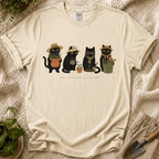 Slow Garden Kitties T-Shirt by Zen & Zucchinis Slow Garden Club