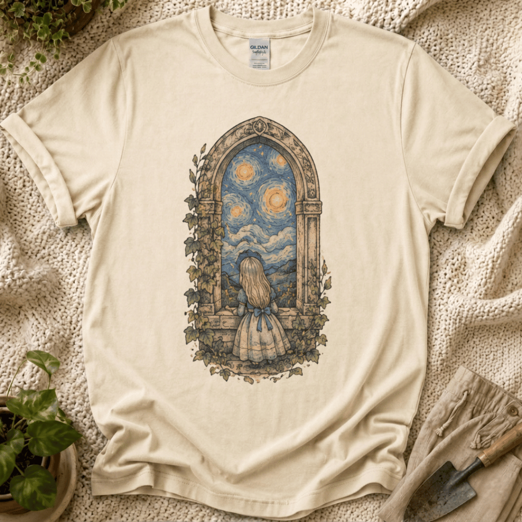 Window Wonderland T-Shirt by Zen & Zucchinis Slow Garden Club