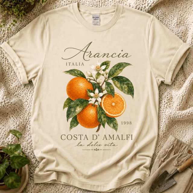 Arancia Slow Summer Citrus T-Shirt by Zen & Zucchinis Slow Garden Club