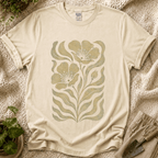 Vintage Botanical Bloom T-Shirt by Zen & Zucchinis Slow Garden Club