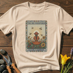 The Bee Whisperer T-Shirt - botanical nature graphic t-shirt, minimalist design, unisex tee”