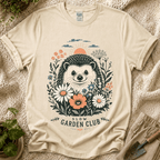 Hedgehog Garden Sunset T-Shirt