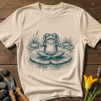 Oh My Frog T-Shirt - botanical nature graphic t-shirt, minimalist design, unisex tee for Nature Lovers, Garnder, Farmer, Plant Lovers