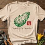 Beautiful Imperfect T-Shirt - botanical nature graphic t-shirt, minimalist design, unisex tee for Nature Lovers, Garnder, Farmer, Plant Lovers