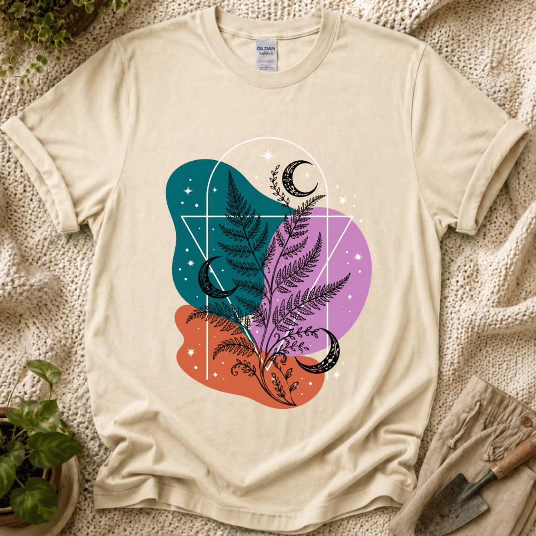 Moon Fern Slow Garden T-Shirt by Zen & Zucchinis Slow Garden Club