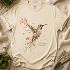 Hummingbird Moment Slow Bloom Garden T-Shirt by Zen & Zucchinis Slow Garden Club