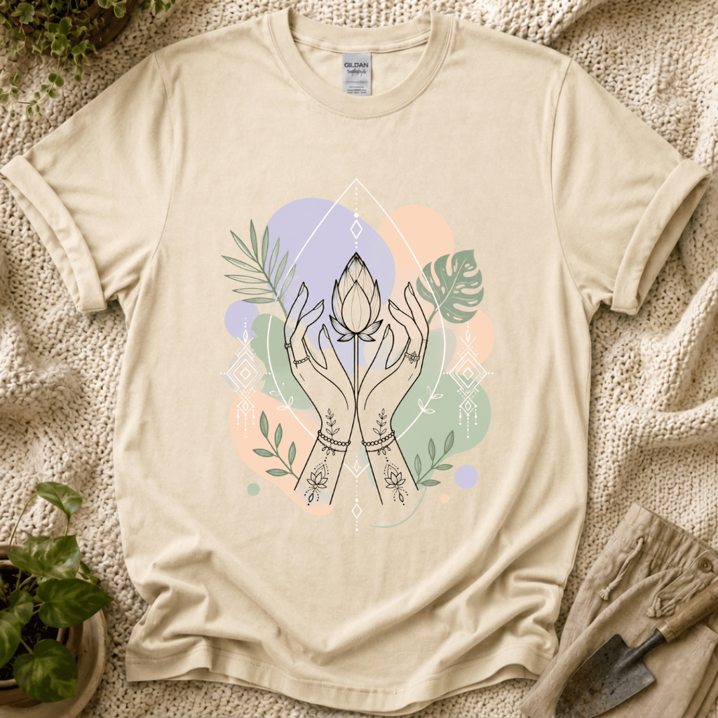 Rooted Ritual Botanical T-Shirt by Zen & Zucchinis Slow Garden Club