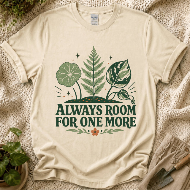 Always Room For One More Plant T-Shirt - Zen & Zucchinis garden graphic tee