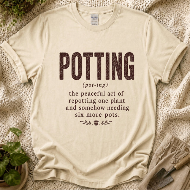Potting Definition Garden T-Shirt by Zen & Zucchinis Slow Garden Club