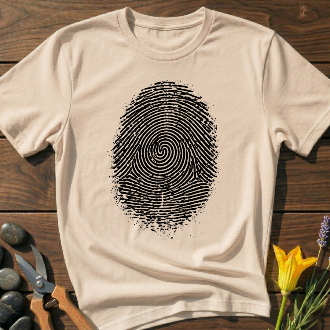 Human Touch T-Shirt - botanical nature graphic t-shirt, minimalist design, unisex tee”