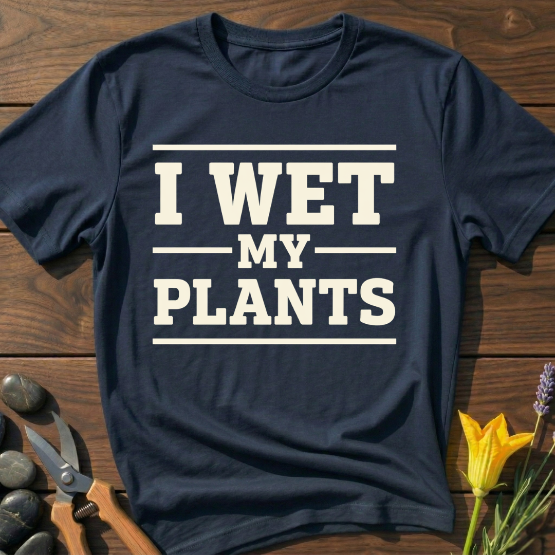 I WET MY PLANTS - T-Shirt