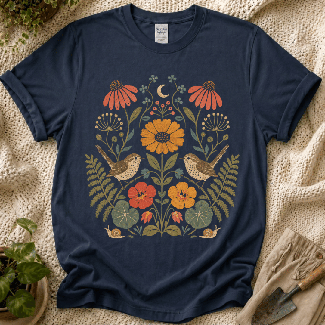 Robin Moonlight Meadow  T-Shirt