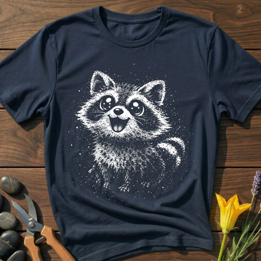 Racoon Happy T-Shirt