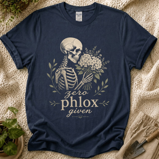 Zero Phlox Given Skeleton Flower T-Shirt by Zen & Zucchinis Slow Garden Club