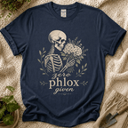 Zero Phlox Given Skeleton Flower T-Shirt by Zen & Zucchinis Slow Garden Club