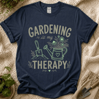 Gardening Is My Therapy Wildflower T-Shirt by Zen & Zucchinis Slow Garden Club