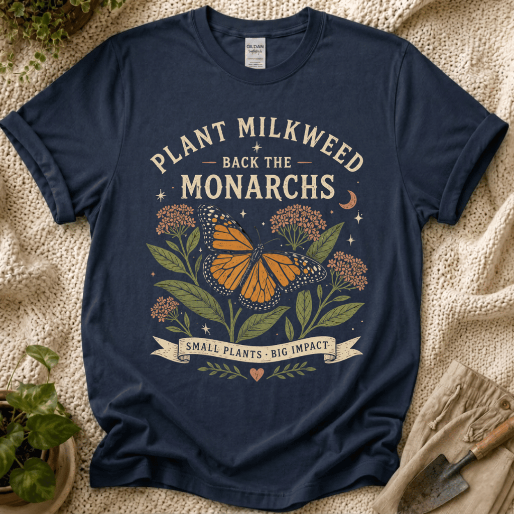 Plant Milkweed Monarch T-Shirt