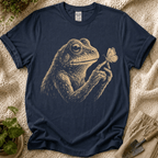 Frog & Butterfly Garden Friends T-Shirt by Zen & Zucchinis Slow Garden Club