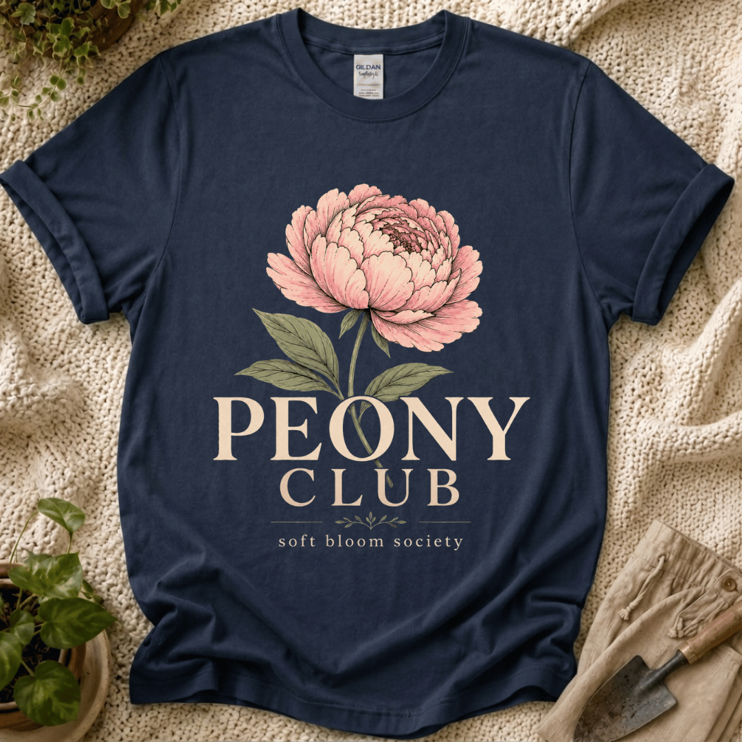 Peony Flower Club T-Shirt
