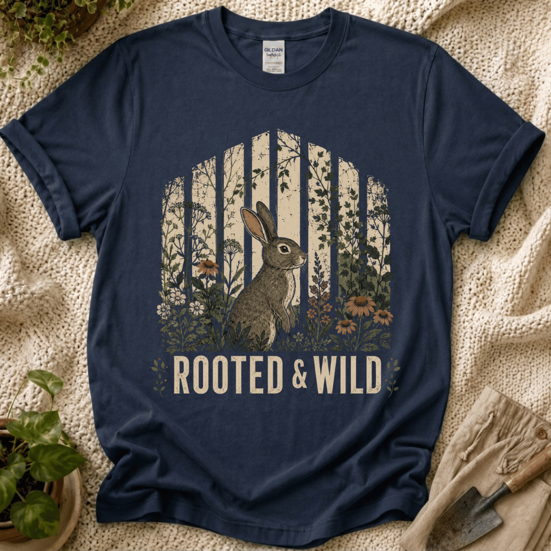 Rooted & Wild Garden Bunny T-Shirt