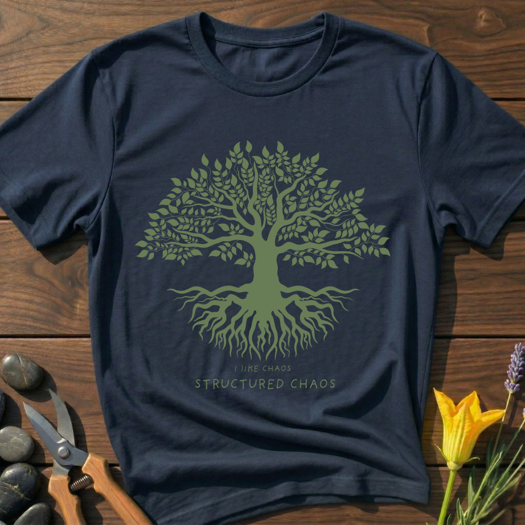 Structured Chaos Tree T-Shirt
