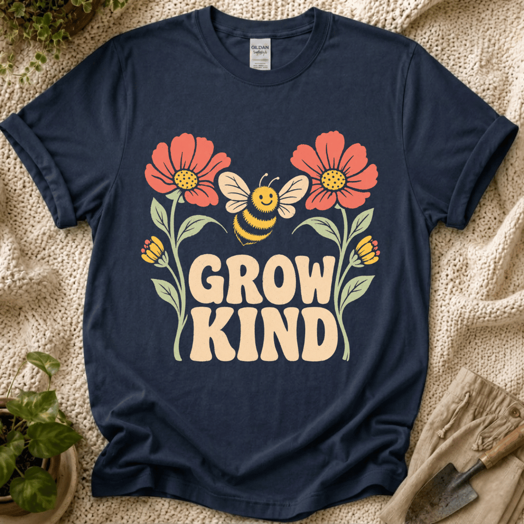 Grow Kind Flower Bee T-Shirt