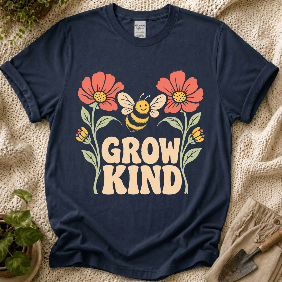 Grow Kind Flower Bee T-Shirt