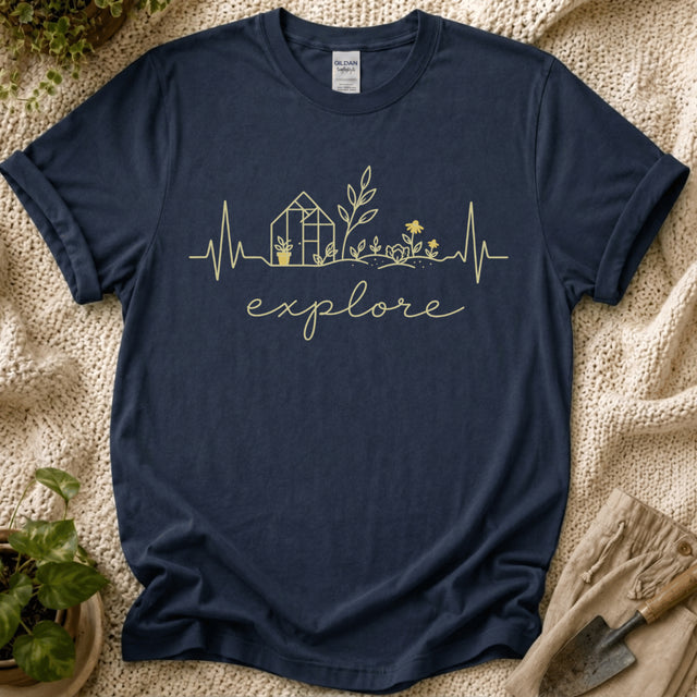 Explore Garden T-Shirt - Zen & Zucchinis garden graphic tee