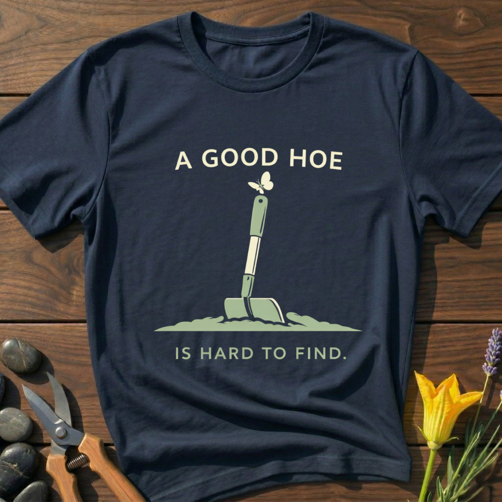 A Good Is Hard To Find T-Shirt - botanical nature graphic t-shirt, minimalist design, unisex tee for Nature Lovers, Garnder, Farmer, Plant Lovers