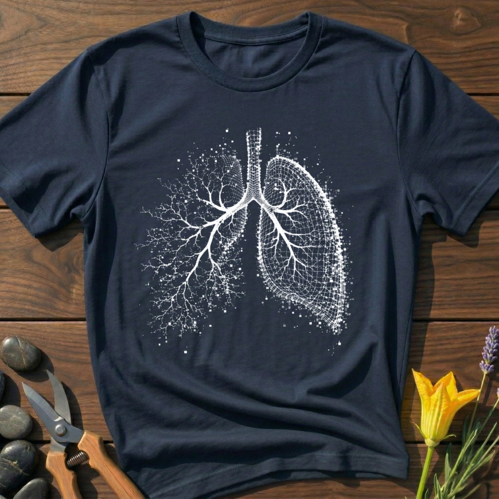Loung Roots T-Shirt - botanical nature graphic t-shirt, minimalist design, unisex tee”