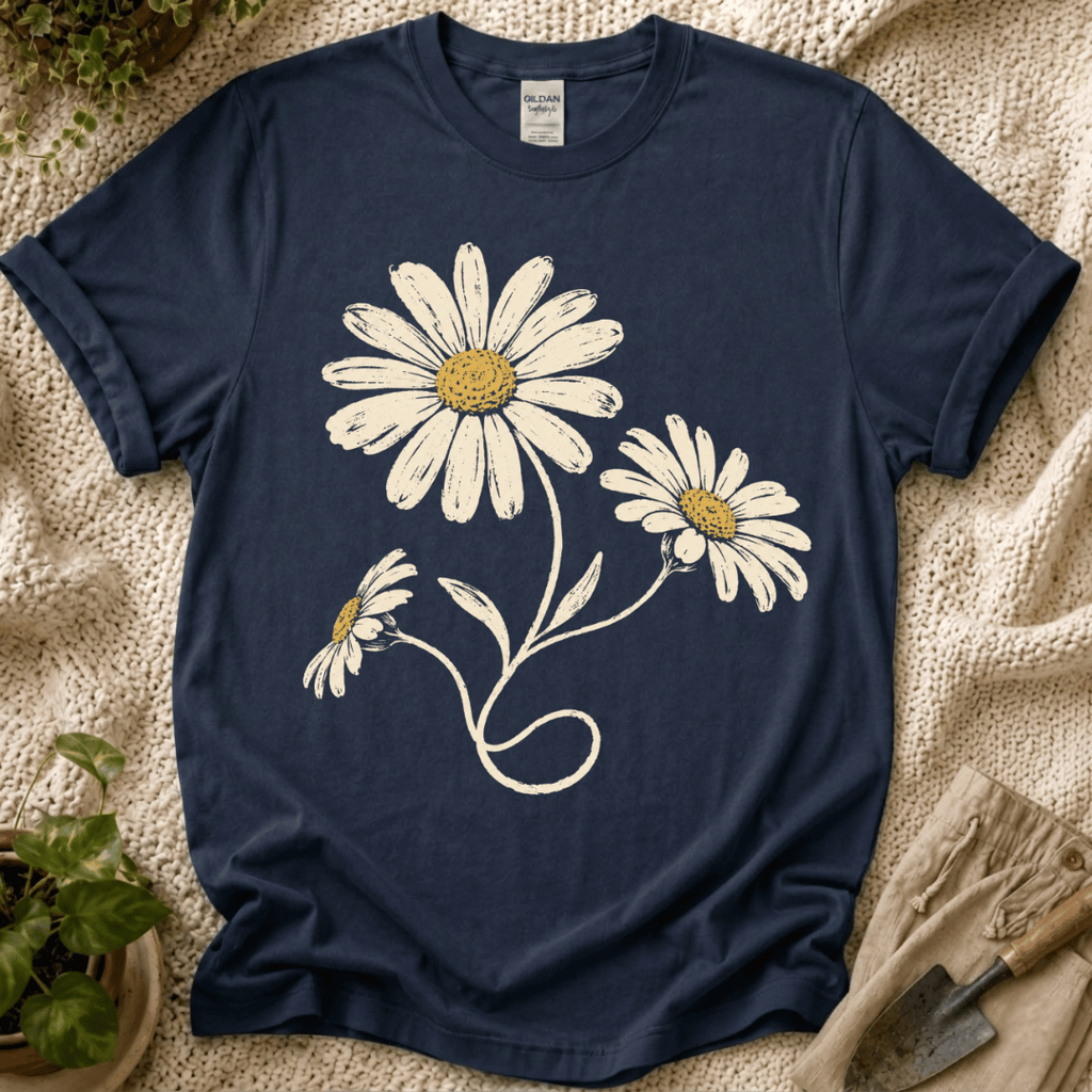 Daisy T-Shirt - Zen & Zucchinis garden graphic tee