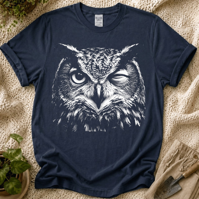 Winking Owl Nature T-Shirt by Zen & Zucchinis Slow Garden Club