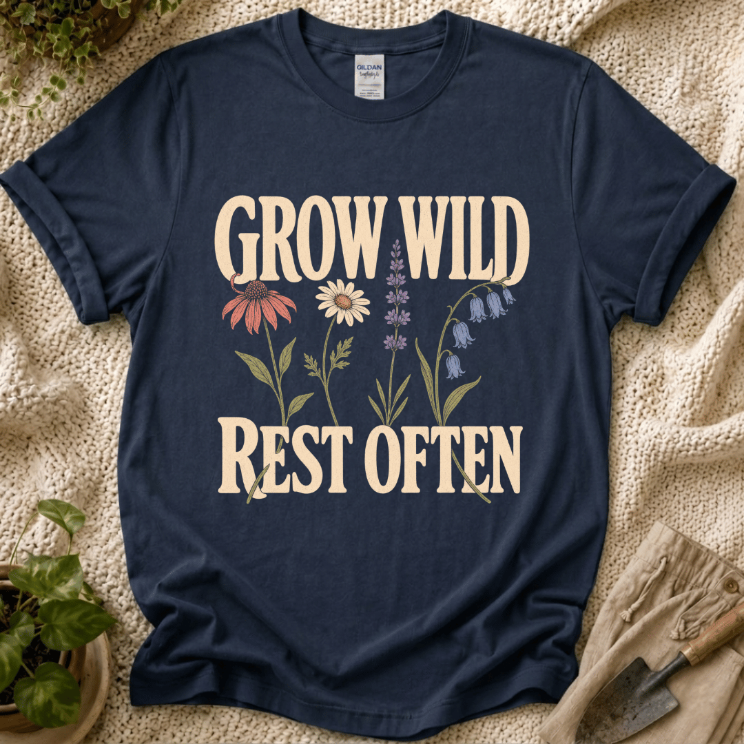 Grow Wild Rest Often Garden T-Shirt