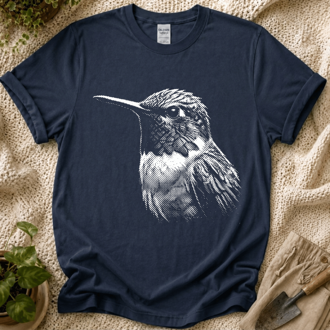 Quiet Hummingbird Garden T-Shirt by Zen & Zucchinis Slow Garden Club