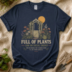 Full of Plants Garden Sunset T-Shirt by Zen & Zucchinis Slow Garden Club