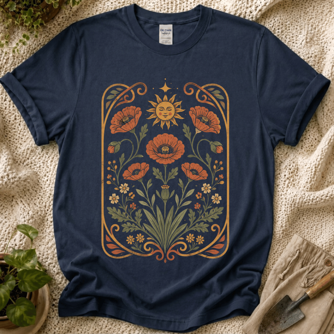 Wildflower Garden T-Shirt by Zen & Zucchinis Slow Garden Club