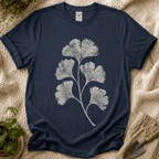 Ginkgo Leaf Botanical T-Shirt - Zen & Zucchinis garden graphic tee