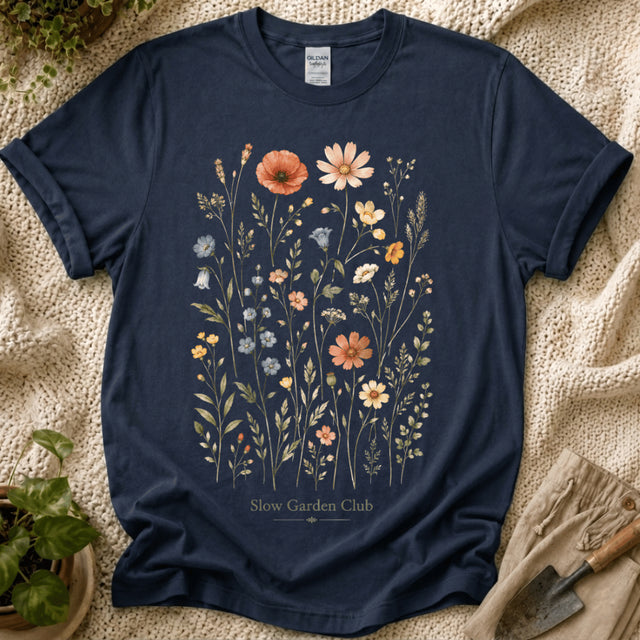 Wildflower Collection Botanical Garden T-Shirt by Zen & Zucchinis Slow Garden Club