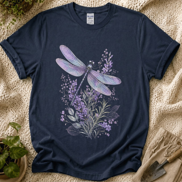 Lavender Dragonfly Dream T-Shirt by Zen & Zucchinis Slow Garden Club