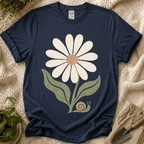 Flower & Snail Garden T-Shirt