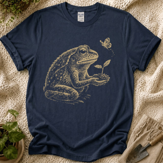 Gentle Growth Frog T-Shirt by Zen & Zucchinis Slow Garden Club