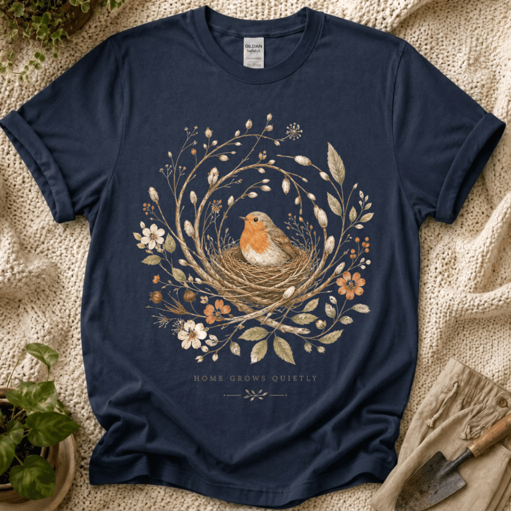 Soft Birds Nest Nature T-Shirt